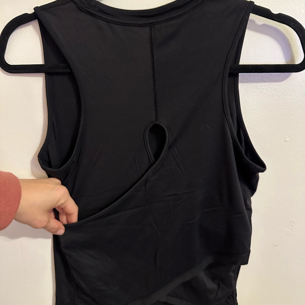Black Sleeveless Women's Top